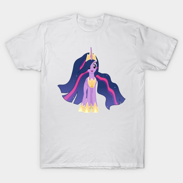 Princess Twilight Sparkle 2.0 T-Shirt by CloudyGlow